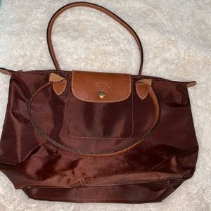 Longchamp Le Pliage Small Tote Bag Brown